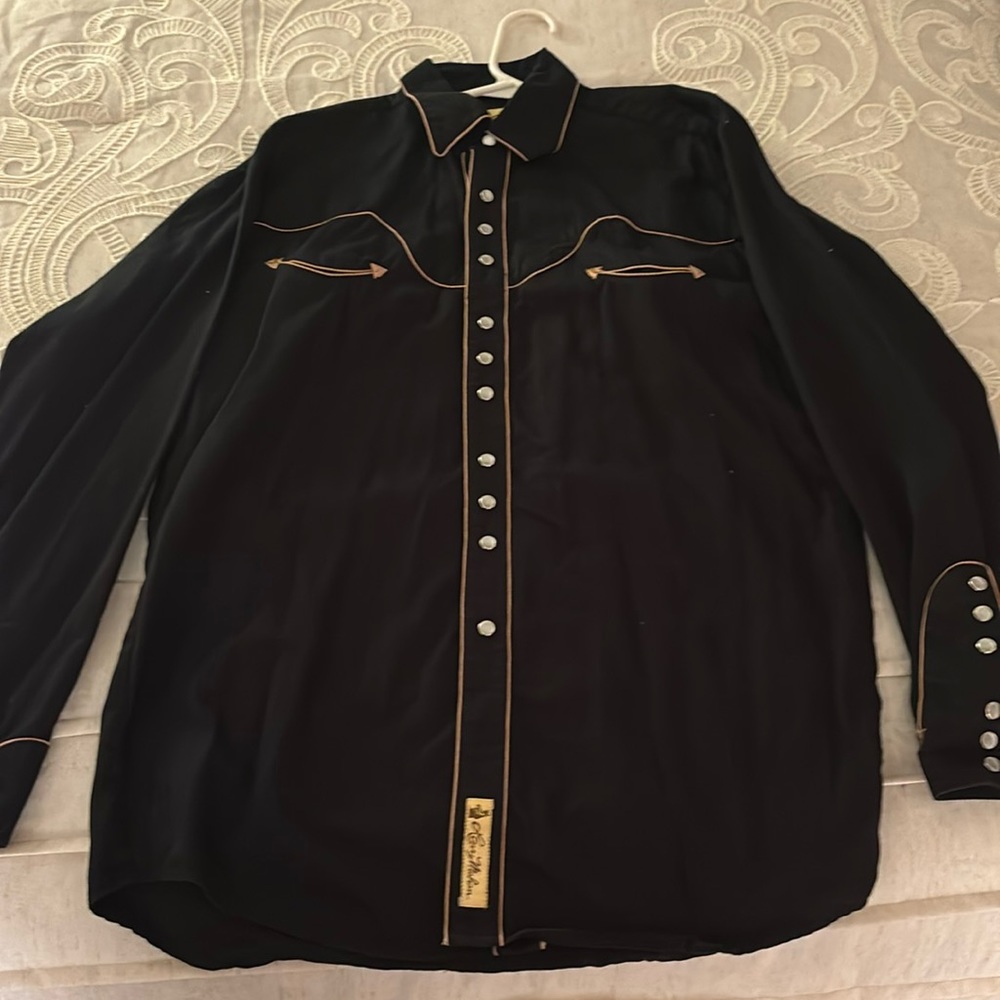 Larry Mahan western shirt size large